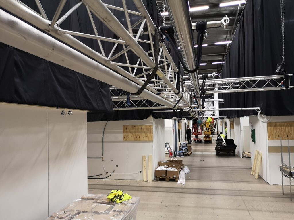 Gasinstallation på Älvsjö Sältsjukhus